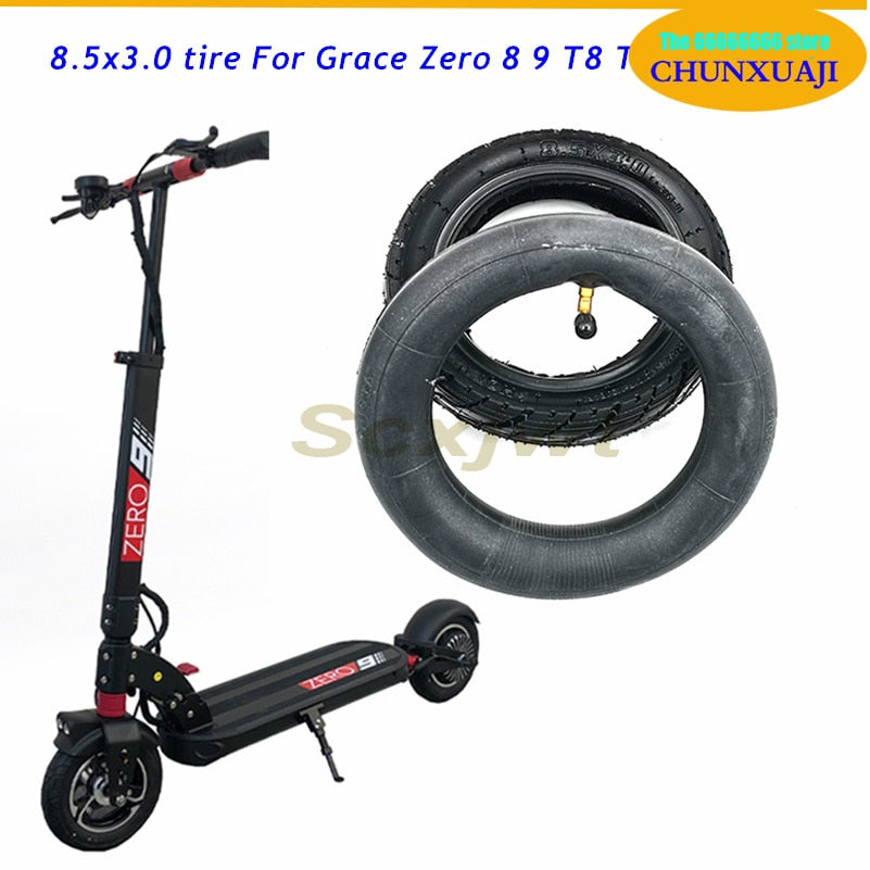 8.5x3.0 Pneumatic Outer Tire Inner Tube for Electric Scooter VSETT 8 9 Zero 8 9 PRO 8.5 Inches 8 1/2X3.0 Inflatable Tyre