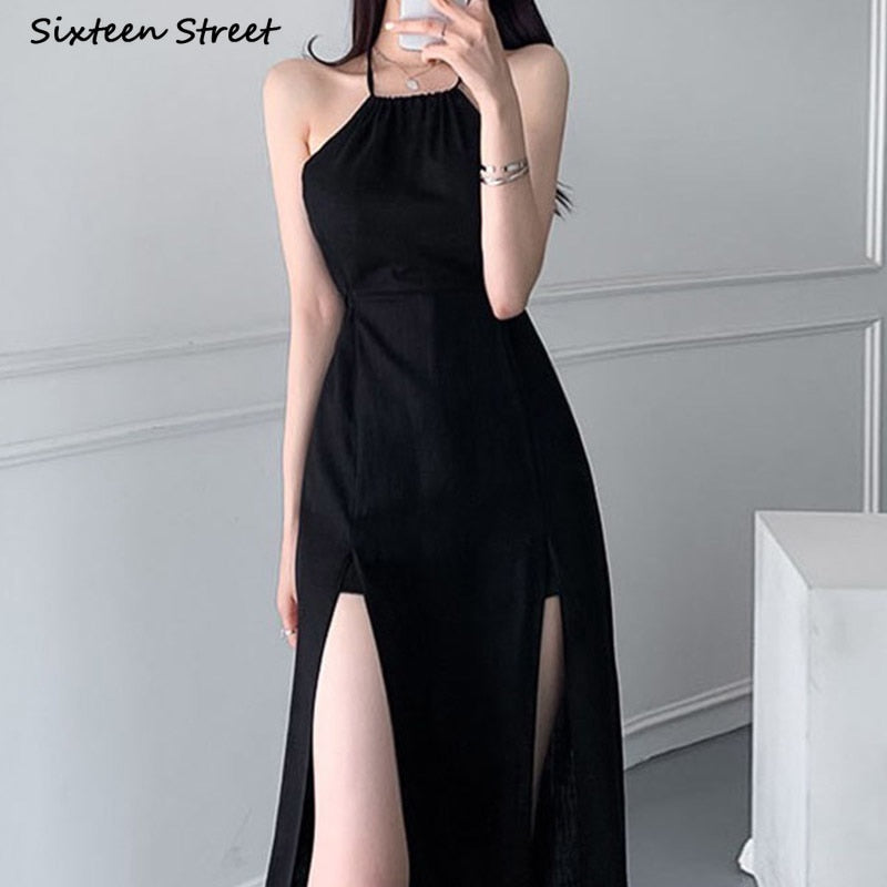 Chic White Dress Women Sleeveless 2022 O-neck Puff High Waisted Party Dresses Creasing Elegant Woman's Clothing OL Vestido