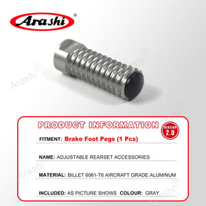 Arashi Spare Parts Adjustable Rearsets Replacement Shift Linkage Lever Gear Selector Motorcycle Footrest Spare Parts Foot Pegs