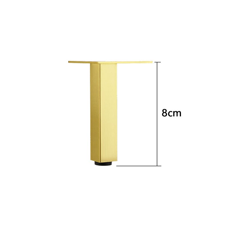 4pcs Adjustable Legs for Furniture Metal Black Gold Coffee Table Leg Sofa Bed Chair TV Bathroom Cabinet Replacement Foot Fitting