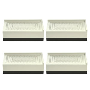 4pcs Furniture Bed Foot Pads Table Table Heightening Rubber Cushion Sofa Bed Legs Floor Protection  Anti-slip Mute Mats