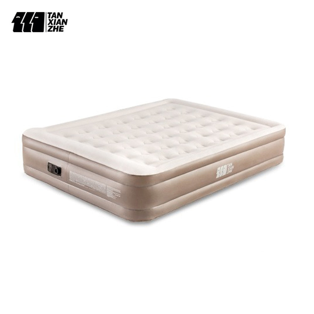 TANXIANZHE Inflatable Bed Lazy Air Cushion Bed Outdoor Camping Tent Mattress Heighten Double Air Cushion Moisture-proof Cushion