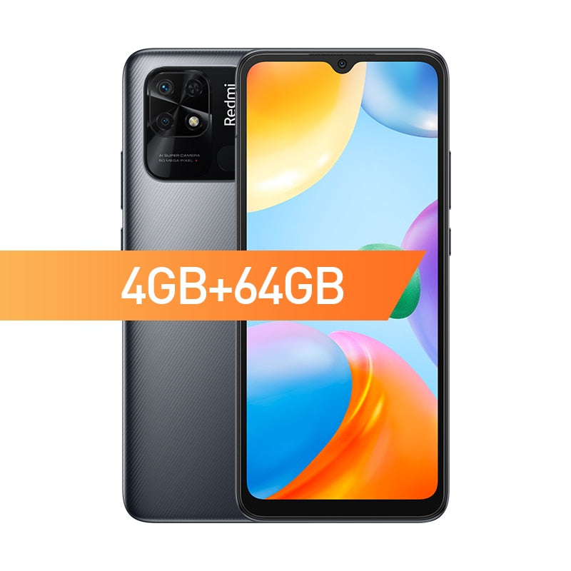 Global Version Xiaomi Redmi 10C 4GB 64GB / 4GB 128GB Smartphone Snapdragon 680 Octa Core 6.71" Display 50MP Rear Camera 5000mAh