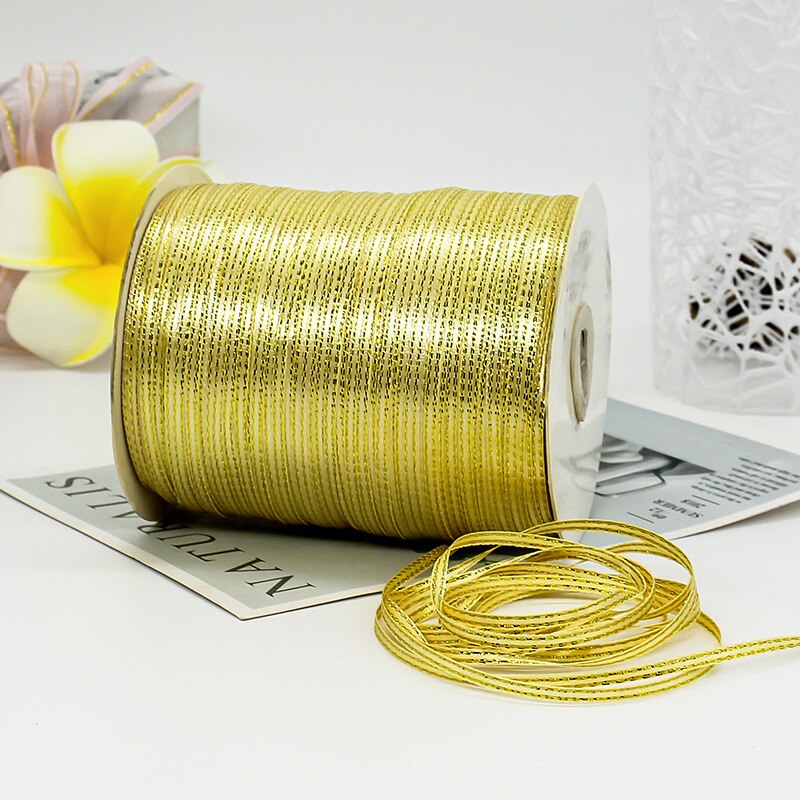 800Meters/Roll 3mm Width Polyester Ribbon Chrismas Wedding Home Decoration Gift Wrap Ribbons Handmade Tie balloon rope ribbon