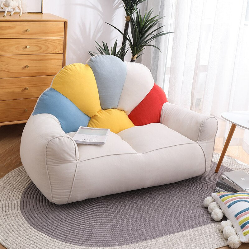 Couch Tatami Double Bedroom Balcony Small Deckchair Dormitory Rental Net Red Lovely INS Wind