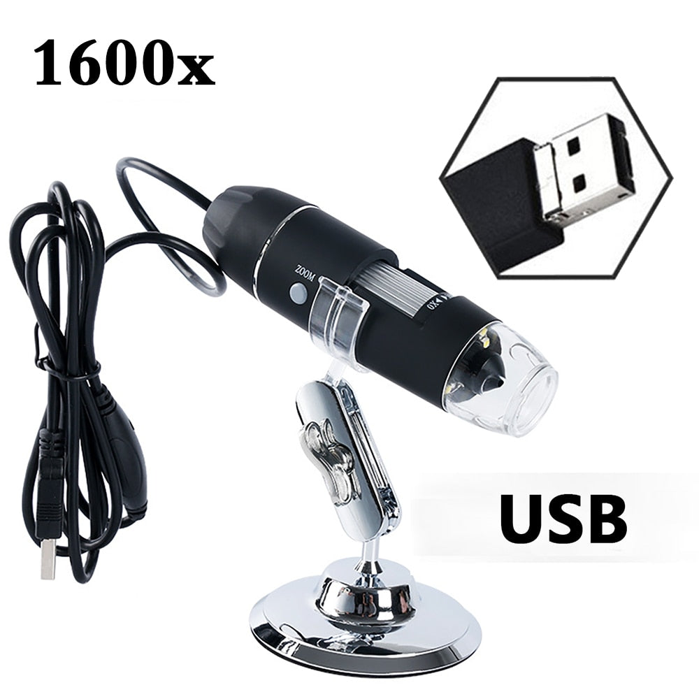 TDKMR 1200X 1080P USB High Definition Electronic Digital Microscope 7 Inch Large LCD Display for Soldering Cell Phone Repair