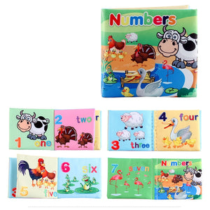 Kidsbooks Baby Early Learning Tearing Tail Cloth Book Parent-child Interactive Sound Paper Puzzle Cloth Book Toy