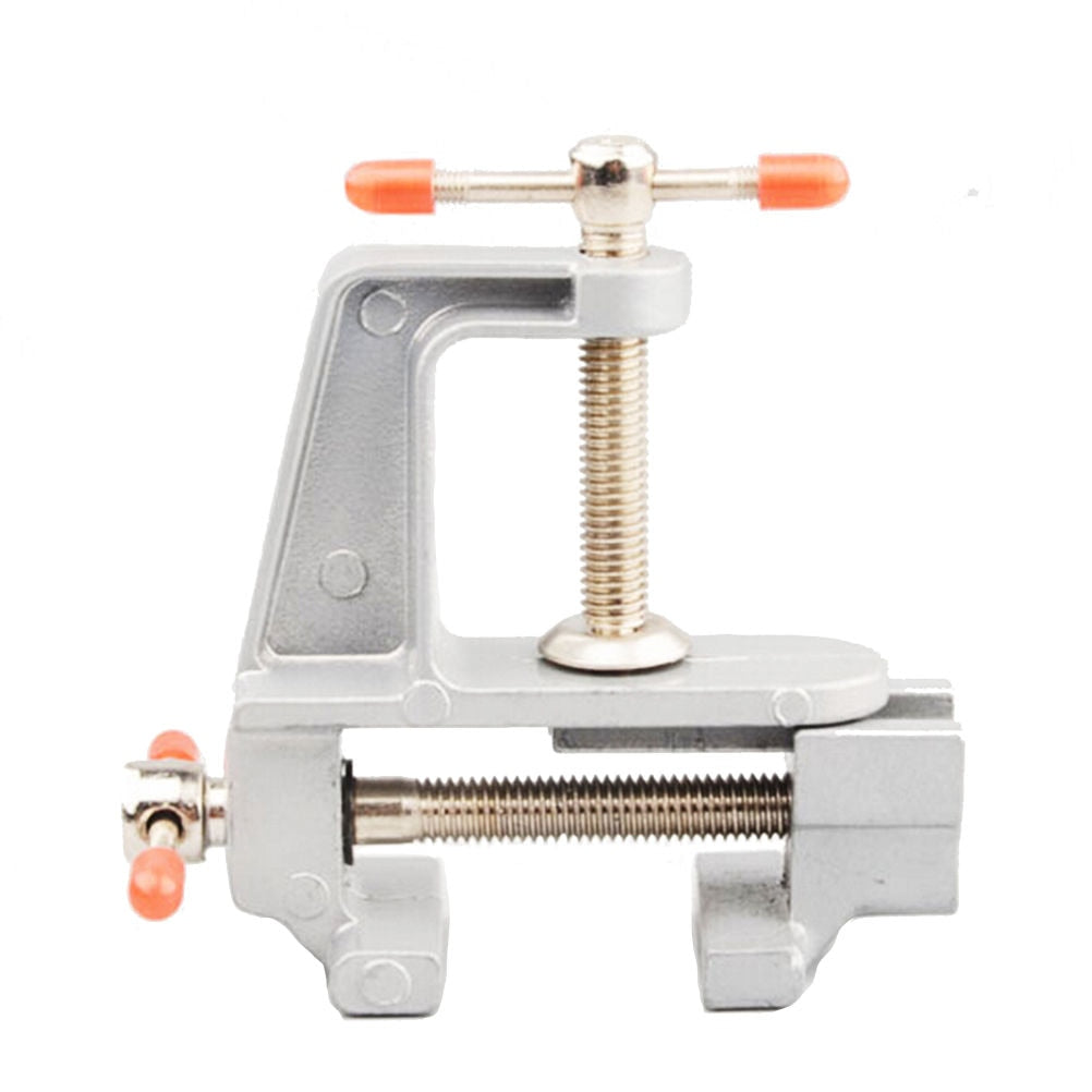 NEW Arrival 3.5" Aluminum Miniature Small Jewelers Hobby Clamp On Table Bench Vise Mini Tool Vice Muliti-Funcational