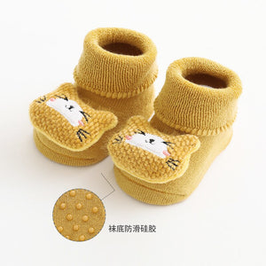 Thicken Baby Kids Socks Autumn Winter Cotton Striped Socks Warm Toddler Boy Girls Floor Socks Children Clothing Accessories