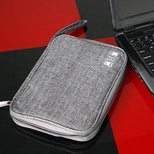 Travel Wire Bag Portable Waterproof Cable Pouch USB Electronics Charger Organizer Digital Gadget Kit Cosmetic Case Accessories