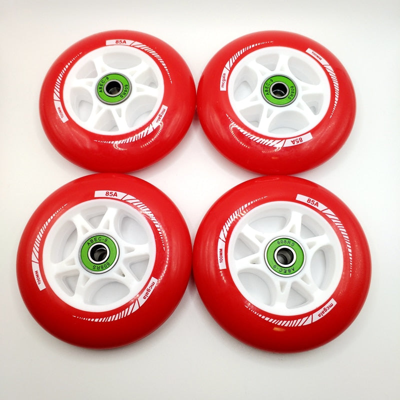 Free shipping speed skates wheels 90mm 100mm/110mm 85A 84 A PU wheel