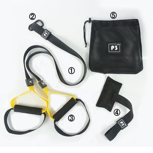 Home Fitness Gym Equipment Exercise Hanging Straps Belt Suspension Sling Body Trainer Resistance Bands Set Yoga Belt Equipment