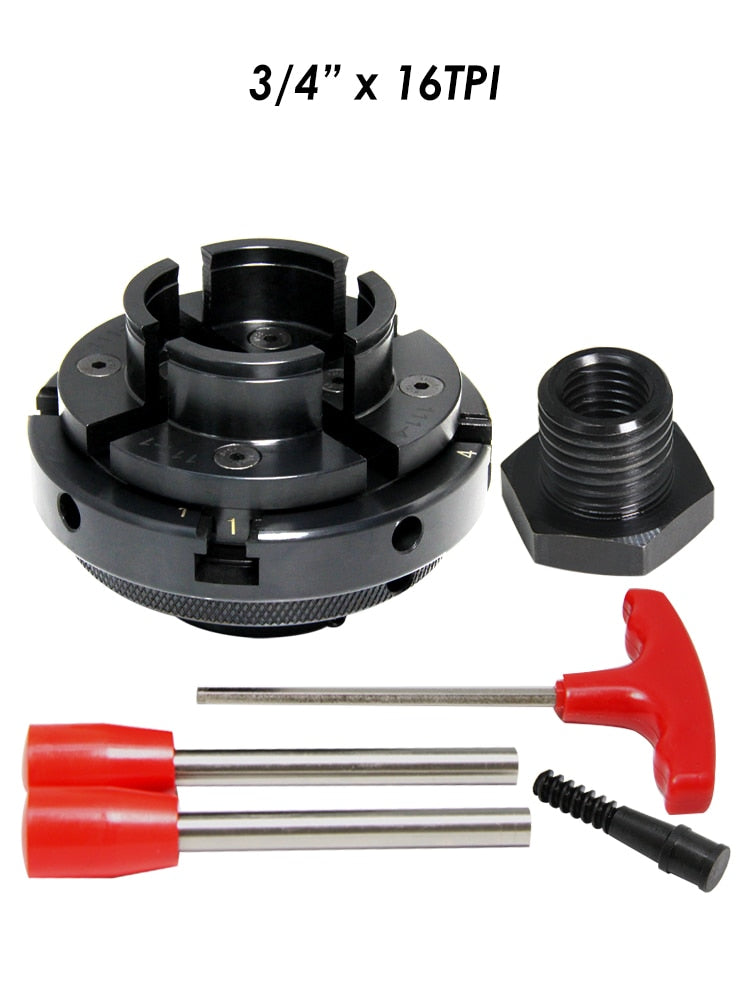 4&quot; Inch Wood Lathe Chuck 100mm 4 Jaw Self Centering Thread M33 1&quot; M18 Woodturning Tool Accessories for Woodworking DIYer Hobbies