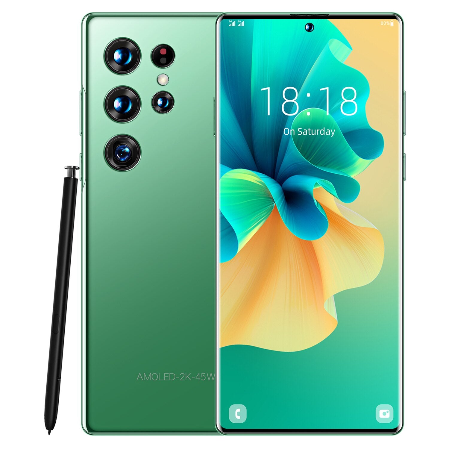 NEW S22+ Ultra 16GB+1T 7.3 Inch Full Screen 48+100MP 7300mAh Smart Phone Andriod 12 Mobilephone Qualcomm Gen1 with Google Play