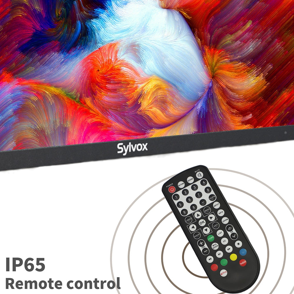 SYLVOX Deck Series 55'' Smart Outdoor TV with Bluetooth WiFi 4K LED Waterproof Television for Outside Porch Patio Pool Balcony