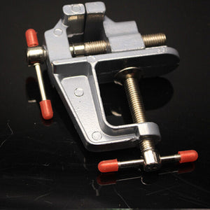 NEW Arrival 3.5" Aluminum Miniature Small Jewelers Hobby Clamp On Table Bench Vise Mini Tool Vice Muliti-Funcational