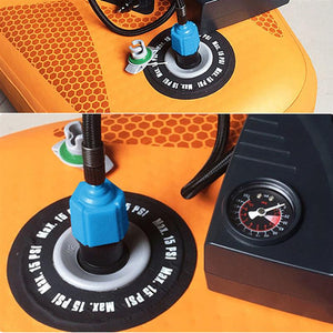 Durable Air Valve Adaptor Wear-resistant Rowing Boat Air Valve Adaptor Nylon Kayak Inflatable Pump Adapter for SUP Board