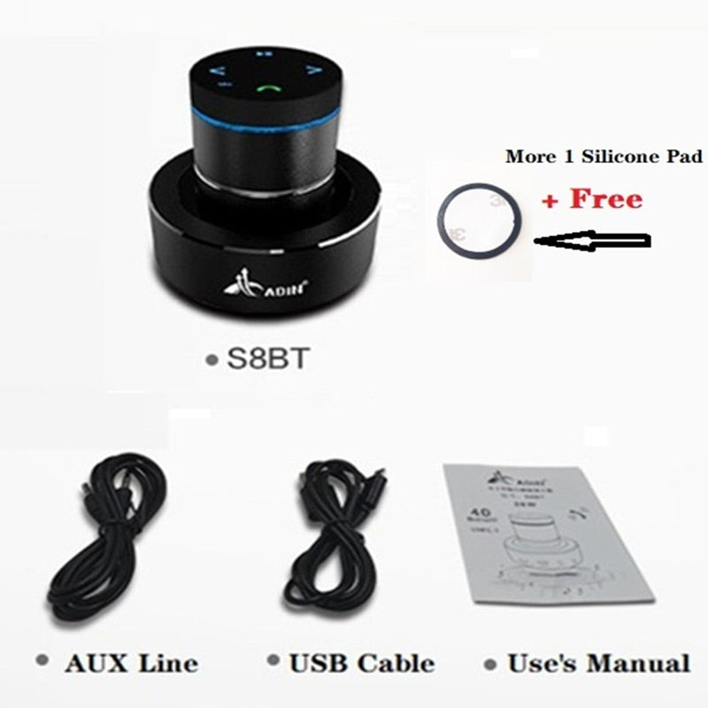 Adin 26w Vibration Bluetooth Speaker Wireless Music Center Outdoor Subwoofer Neighbor Column Audio Portable Vibro Speakers Phone