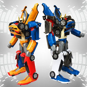No Box 3 In 1 Transformation Robot Action Figure Toy Car Toys Cartoon Animation Model Set For Boys Birthdays Gifts