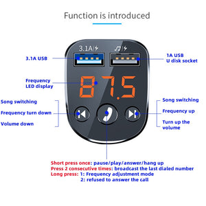 Bluetooth адаптер блютуз Bluetooth Receiver Car  Accessories Car Intelligent System Electronics Car Accessories Music Adapter