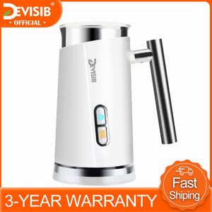 DEVISIB Automatic Milk Frother Electric Hot and Cold for Making Latte Cappuccino Coffee Frothing Foamer Kitchen Appliances 220V