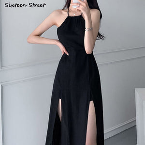 Chic White Dress Women Sleeveless 2022 O-neck Puff High Waisted Party Dresses Creasing Elegant Woman's Clothing OL Vestido