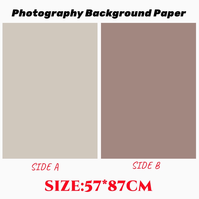 Photography Backdrops Photo Wallpaper 57*87cm 2sides Solid Color Background Paper Props For Photo Studio Shoot Product Cosmetics