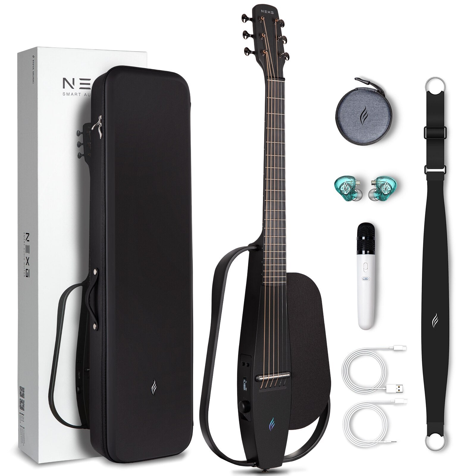 Enya 38 inch silent guitar NEXG intelligent sound carbon fiber acoustic guitar