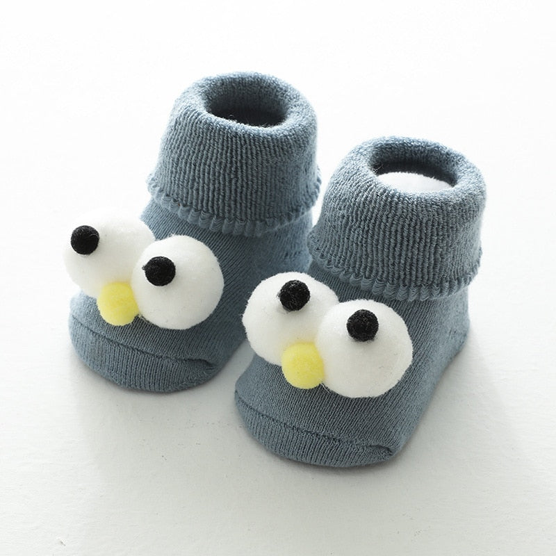 Thicken Baby Kids Socks Autumn Winter Cotton Striped Socks Warm Toddler Boy Girls Floor Socks Children Clothing Accessories