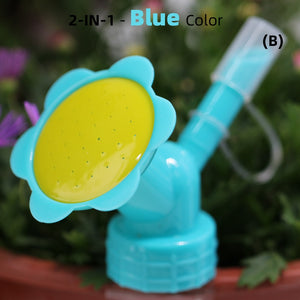 Bottle Cap Sprinker 2-IN-1 Home Garden Mini Watering Can Double Head Water Spout Bonsai Nozzle for Indoor Outdoor Seedling Plant