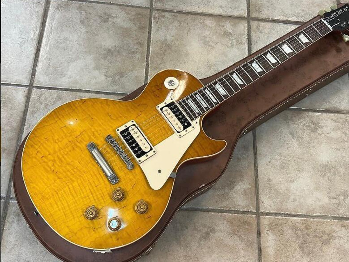 Light Relic/Nitro Electric Guitar, One Piece Body&Neck, Dirty Lemon Burst, Binding Over Frets