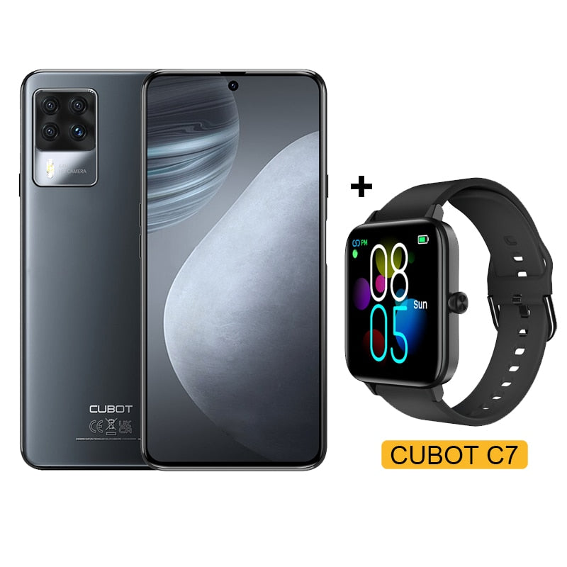Cubot X50 Smartphone 8GB RAM 128/256GB ROM 64MP Quad Camera 6.67&quot; FHD+ Screen 32MP Selfie NFC Global 4G LTE Mobile Phone 4500mAh