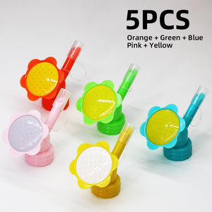 Bottle Cap Sprinker 2-IN-1 Home Garden Mini Watering Can Double Head Water Spout Bonsai Nozzle for Indoor Outdoor Seedling Plant