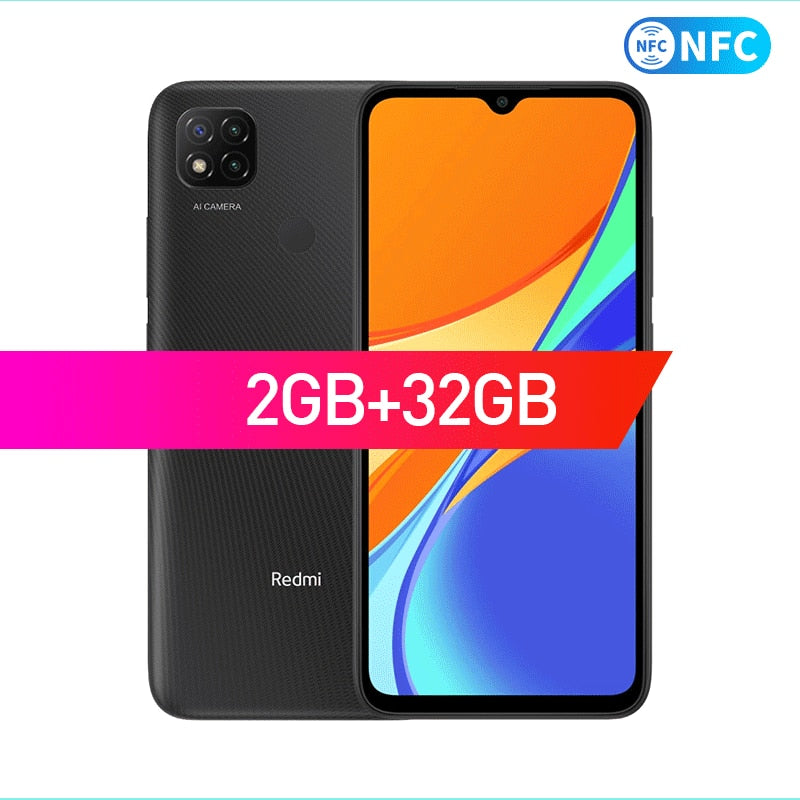 Global Version Xiaomi Redmi 9C 32GB 64GB Smartphone 6.53 Inch 13MP Triple Camera 5000mAh MTK Helio G35 Octa Core 4G Mobile Phone