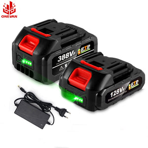 Larger Battery with Charger Lithium ion Rechargeable Replacement for Makita 18V Battery BL1850 BL1830 BL1860  Cordless Drills
