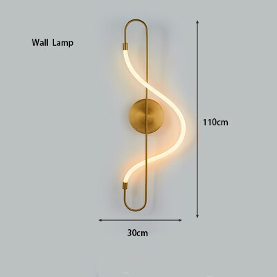 Post-Modern Restaurant Notes Long Hose Lamp Creative Bar Cafe Shop Art Front Desk Designer Chandeliers
