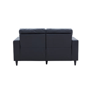FurnitureModern Style Loveseat PU Leather Upholstered Couch Furniture for Home or Office (Loveseat)