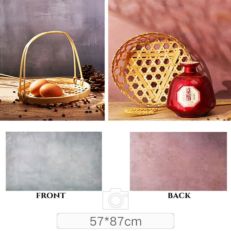 Photography Backdrops Photo Wallpaper 57*87cm 2sides Solid Color Background Paper Props For Photo Studio Shoot Product Cosmetics