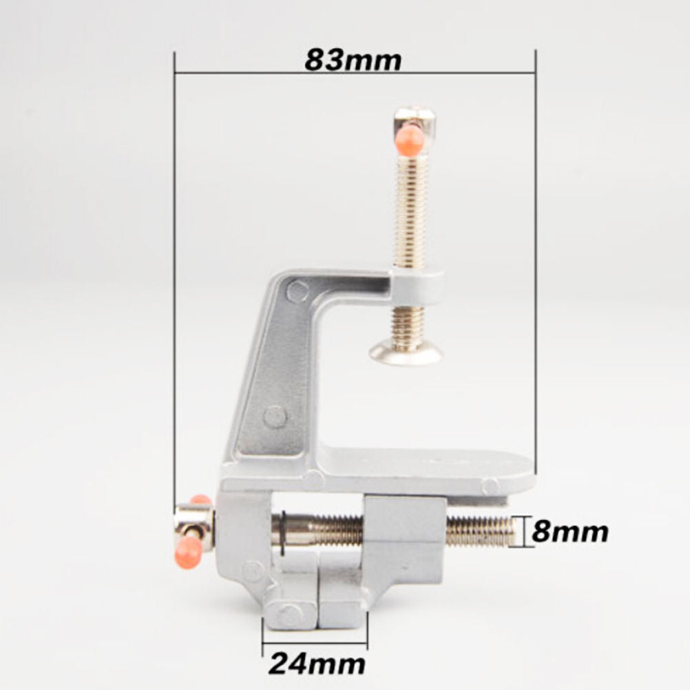 NEW Arrival 3.5" Aluminum Miniature Small Jewelers Hobby Clamp On Table Bench Vise Mini Tool Vice Muliti-Funcational