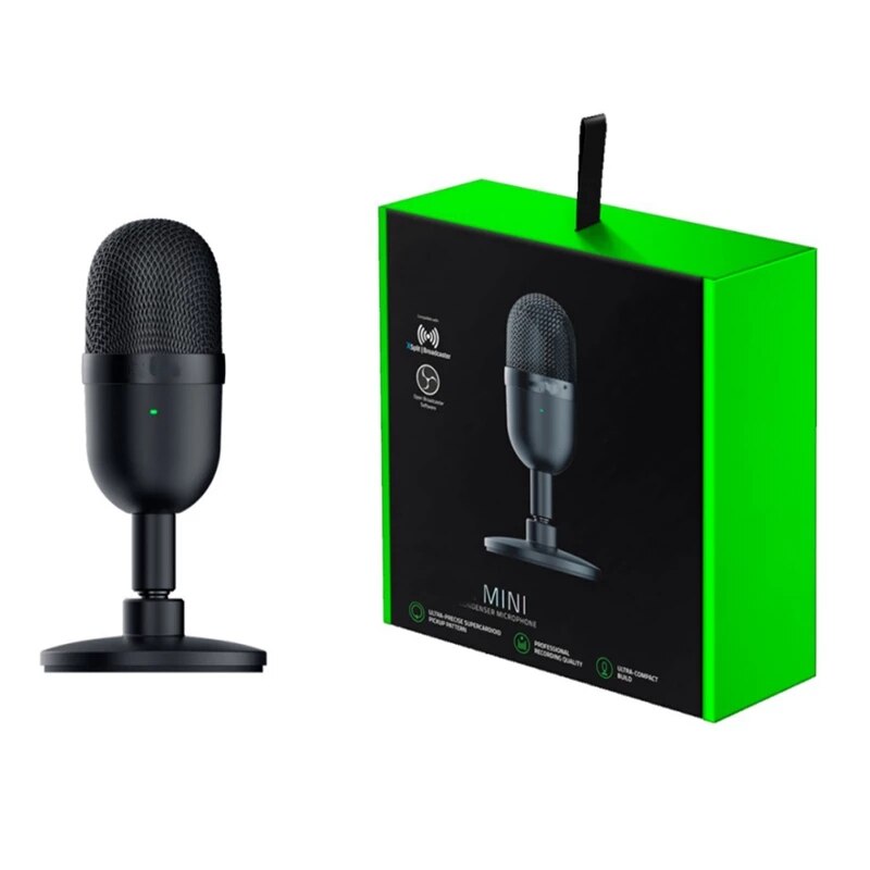 Razer Seiren Mini Microphone USB microphone ultra-compact condenser streaming microphone mic Razer Seiren Mini Microphone USB mi