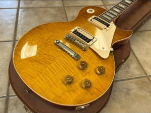 Light Relic/Nitro Electric Guitar, One Piece Body&Neck, Dirty Lemon Burst, Binding Over Frets