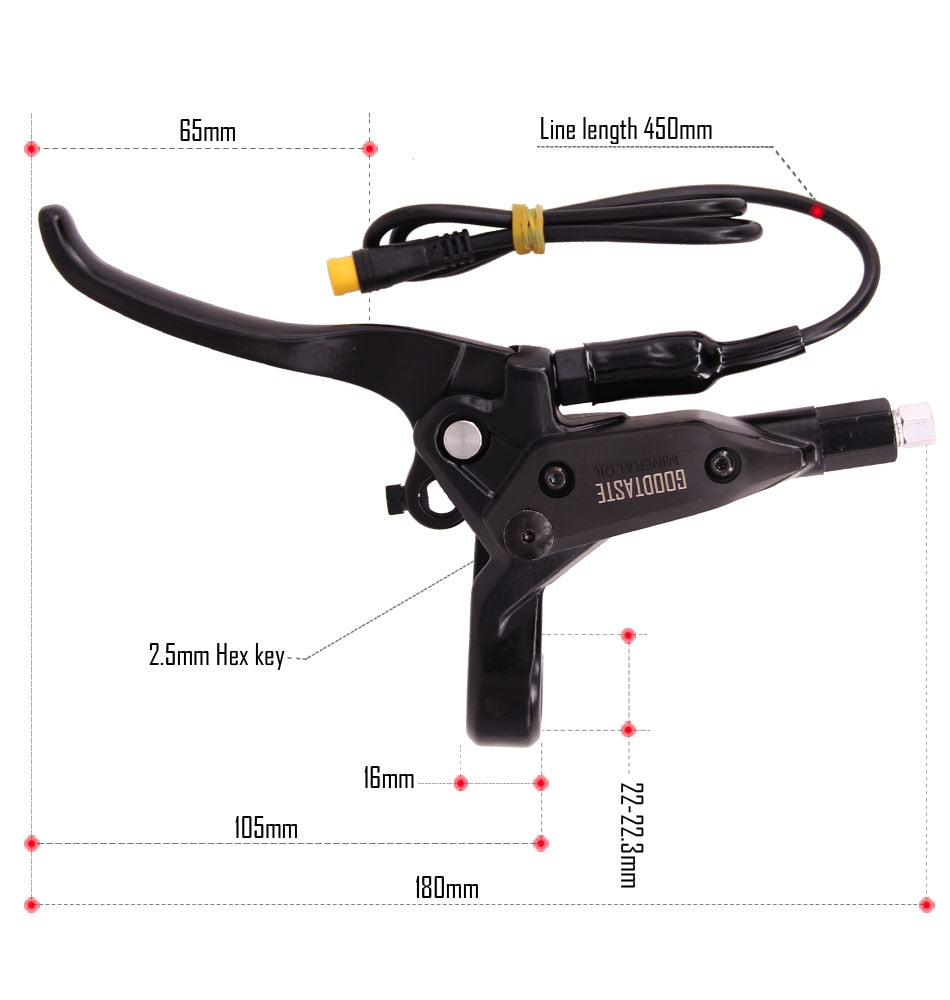GT03 E-Bike MTB Scooter Split 2100mm Tubing Price Left Disc Cut Power Off Xod Bafang Parts 3 Pin Hydraulic Brakes for Bikes