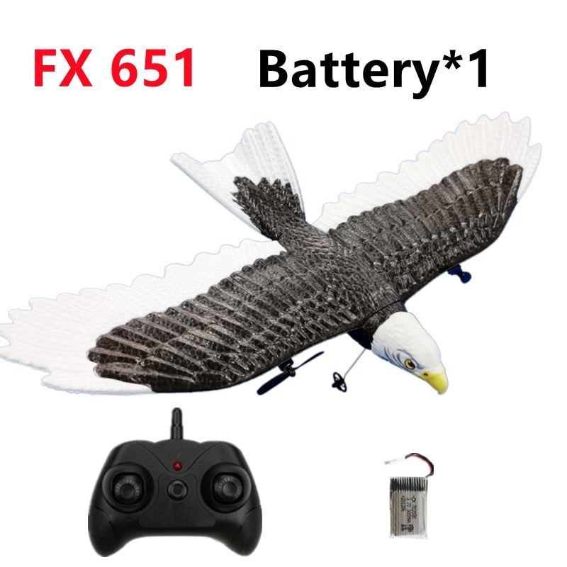 RC Plane Wingspan Eagle Bionic Aircraft Fighter Radio Control Remote Control Hobby Glider Airplane Foam Boys Toys for Children