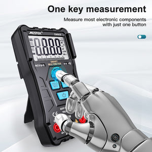 Mestek DM90A Digital Multimeter Auto Range T-RMS DC AC Voltage Current Capacitance Ohm Diode multimetro Temperature Multimeter