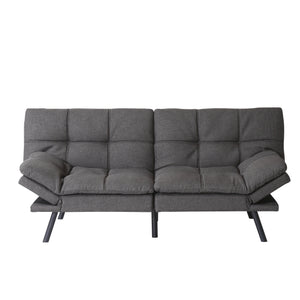 Convertible Memory Foam Futon Couch Bed  Modern Folding Sleeper Sofa Sofa Bed for Living Room
