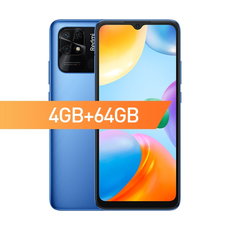 Global Version Xiaomi Redmi 10C 4GB 64GB / 4GB 128GB Smartphone Snapdragon 680 Octa Core 6.71" Display 50MP Rear Camera 5000mAh