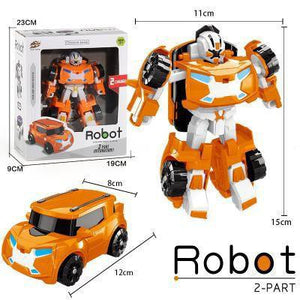 No Box 3 In 1 Transformation Robot Action Figure Toy Car Toys Cartoon Animation Model Set For Boys Birthdays Gifts