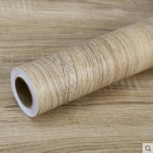 Wood Grain Stickers Wardrobe Cabinet Table Furniture Renovation  Wallpaper Self Adhesive Waterproof Wall Papers Home Decor