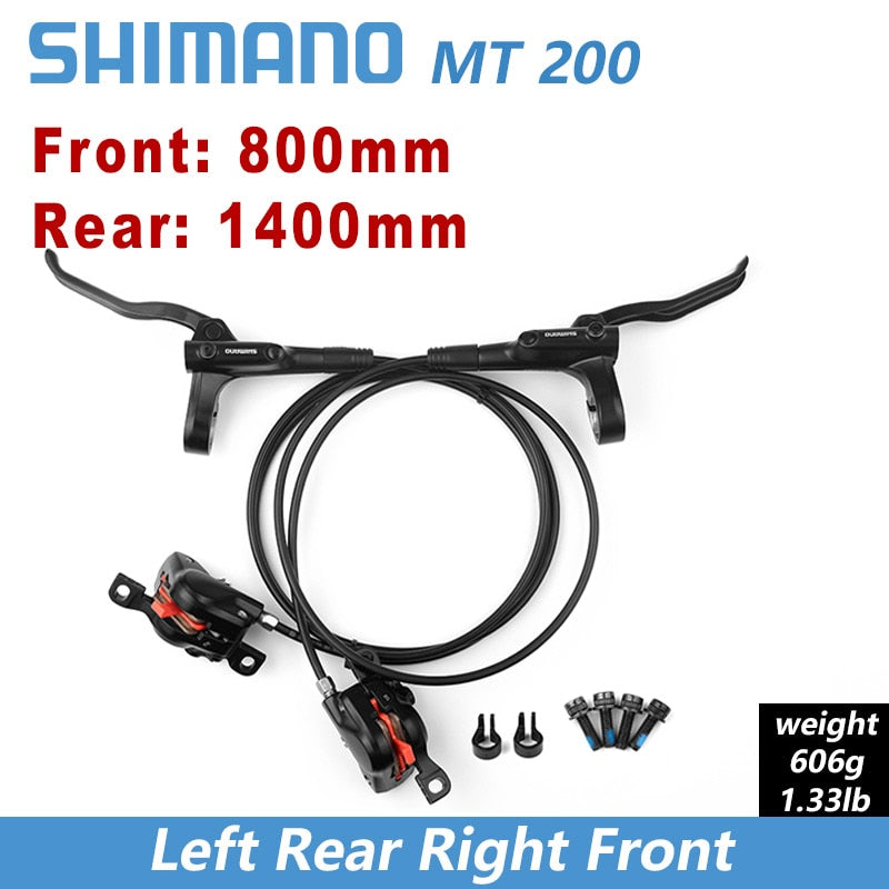 Shimano BR BL MT200 Bicycle Hydraulic Brake 800/1350/1450mm MTB Hydraulic Disc Brake Mountain Bike Upgrade MT315 Bike Parts