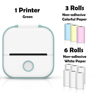 Phomemo T02 Portable Mini Wireless Thermal Pocket Printer Self-adhesive Stickers Use for DIY,Journal Sticker impresora portátil